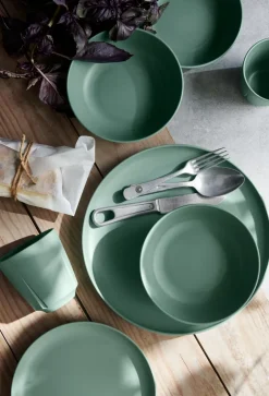 Rosendahl 2 Platos melamina Grand Cru Take Ø26 cm, niebla Verde Clearance
