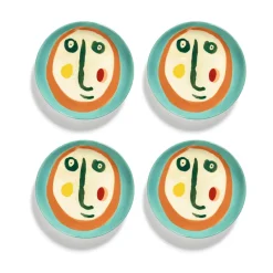 Serax Platos Pequeños<4 Platos Ottolenghi Feast XS Ø16 cm, Face nr 2 Multi