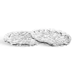 Orrefors 2 Posavasos Carat Ø10 cm, Transparente Clearance