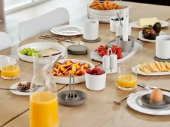 Zone Denmark Posavasos<6 Posavasos con soporte Singles, Taupe Marrón
