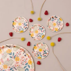 Åry Home 4 Posavasos Flower Ø11 cm, Pink Multi Discount