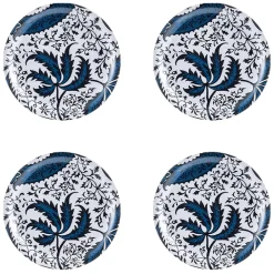 Åry Home Posavasos<4 Posavasos Indian Indigo, Ø 11 cm Azul
