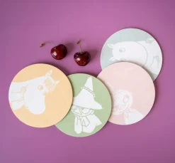 Muurla Posavasos<4 Posavasos Moomin Ø10 cm, Moomin characters Multi