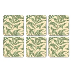 Pimpernel 6 Posavasos Willow Bough, Green Verde Discount