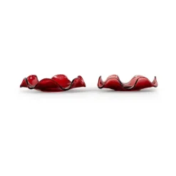 Sagaform Accesorios Para Candelabros<2 Protectores de vela Viva, Burdeos Rojo