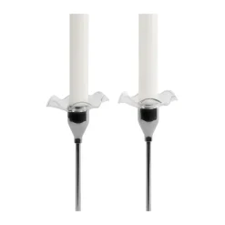 Sagaform Accesorios Para Candelabros<2 Protectores de vela Viva, Transparente