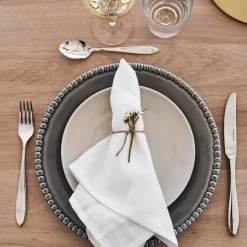Scandi Living Servilletas De Tela|Servilletas De Tela<4 Servilletas Clean 45 x 45 cm, white Blanco
