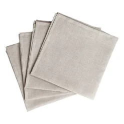 Scandi Living 4 Servilletas Clean 45 x 45 cm, Greige BeigeGris Sale