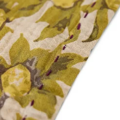 HKliving Servilletas De Tela|Servilletas De Tela<2 Servilletas de algodón Mediterranean 30x30 cm, Olive Multi