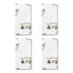 Kähler Servilletas De Tela|Servilletas De Tela<4 Servilletas de tela Hammershøi Christmas 45x45 cm, blanco MultiBlanco
