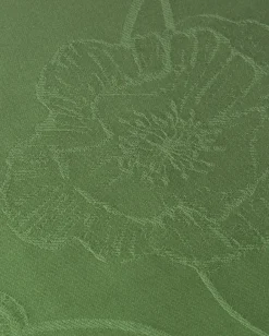 Kähler 4 Servilletas de tela Hammershøi Poppy 45x45 cm, Verde