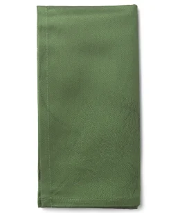 Kähler 4 Servilletas de tela Hammershøi Poppy 45x45 cm, Verde