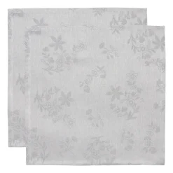 Rörstrand 2 Servilletas de tela Ostindia Black 45x45 cm, Negro Best
