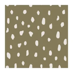 Cooee Design 20 Servilletas Dots 33x33 cm, Olive Verde Online