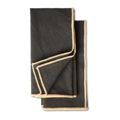 Sagaform 2 Servilletas Edith 45x45 cm, Gris Clearance