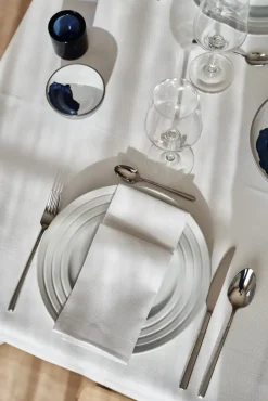 NJRD 4 Servilletas Metric 47x47 cm, Blanco Hot