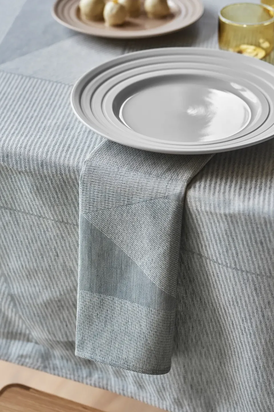 NJRD 4 Servilletas Metric 47x47 cm, azul-blanco AzulBlanco Sale