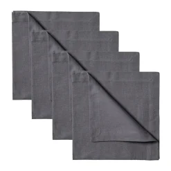 Linum Servilletas De Tela|Servilletas De Tela<4 Servilletas Robert, Granito Gris