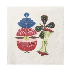 Iittala 20 Servilletas Taika 33x33 cm, Rojo Clearance