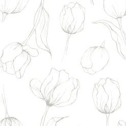 Cooee Design 18 Servilletas Tulipa 33x33 cm, White Blanco Best