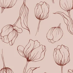 Cooee Design 18 Servilletas Tulipa 33x33 cm, Blush Rosa New