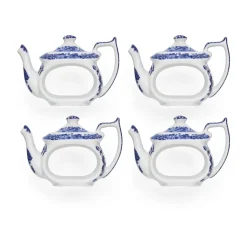Spode Servilleteros Y Anillos Para Servilletas<4 servilleteros Blue Italian, Azul-blanco AzulBlanco