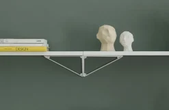 Maze 2 Soportes para balda Pythagoras, Blanco Hot