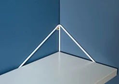 Maze 2 Soportes para balda Pythagoras, Blanco Hot