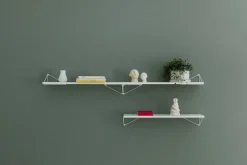 Maze 2 Soportes para balda Pythagoras, Blanco Hot