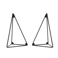 Maze 2 Soportes para balda Pythagoras, Negro Sale