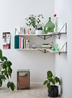 Maze 2 Soportes para balda Pythagoras, Negro Sale