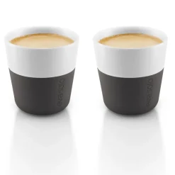 Eva Solo 2 Tazas de café espresso , Negro Gris