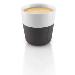 Eva Solo 2 Tazas de café espresso , Negro Gris