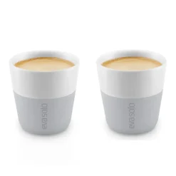 Eva Solo 2 Tazas de café espresso , Marble grey Gris Discount