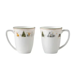 Wik & Walsøe Tazas De Ponche Navideño|Tazas De Espresso<2 Tazas de vino caliente Julemorgen, -multi Blanco