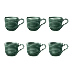 Seltmann Weiden Tazas De Ponche Navideño|Tazas De Espresso<6 Tazas espresso Terra 9 cl, Moss Green Verde