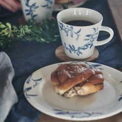 Scandi Living 4 Tazas Havspil 30 cl, azul-blanco AzulBlanco Best