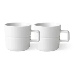 NJRD 2 Tazas Lines 30 cl, Blanco Best
