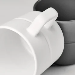 NJRD 2 Tazas Lines 30 cl, Blanco Best