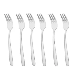 Villeroy & Boch Cubiertos De Postre<6 Tenedores de postre Daily Line, set de 6 Plateado