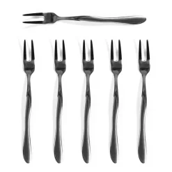 Byon 6 Tenedores Waverly, acero inoxidable Plateado Hot