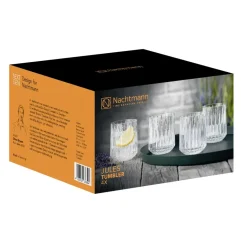 Nachtmann 4 Tumbler Jules, Transparente New