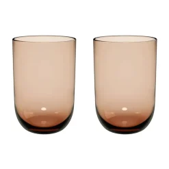 Villeroy & Boch Copas Y Vasos Para Bebidas<2 Vaso altos Like 38,5 cl, Clay Marrón