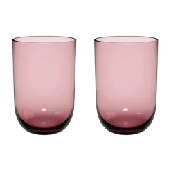 Villeroy & Boch 2 Vaso altos Like 38,5 cl, Grape Púrpura New