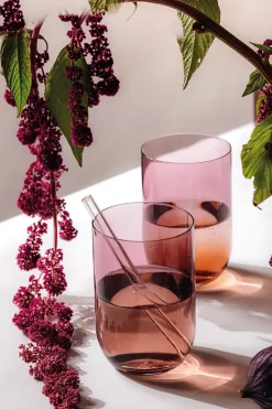 Villeroy & Boch 2 Vaso altos Like 38,5 cl, Grape Púrpura New