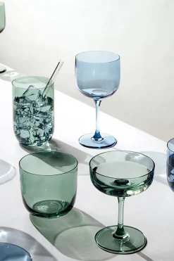 Villeroy & Boch 2 Vaso altos Like 38,5 cl, Sage Verde Online
