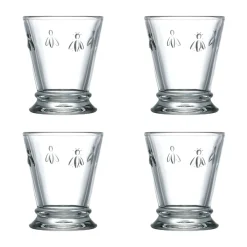 La Rochère Vasos De Agua<4 Vasos Abeille 26 cl, Transparente