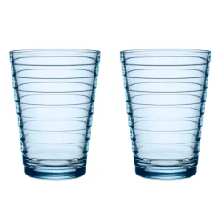 Iittala 2 vasos Aino Aalto 33 cl, Aqua Turquesa