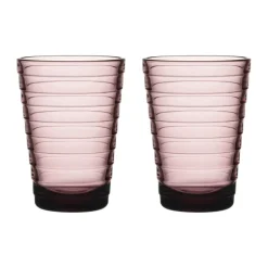 Iittala Vasos De Agua<2 vasos Aino Aalto 33 cl, Brezo Púrpura