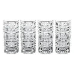 Nachtmann 4 Vasos alargados Ethno 43,4 cl, Transparente Discount